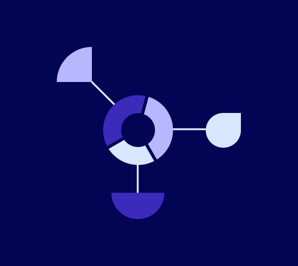 Illustration of a multi-faceted product ecosystem working in harmony for a small business.