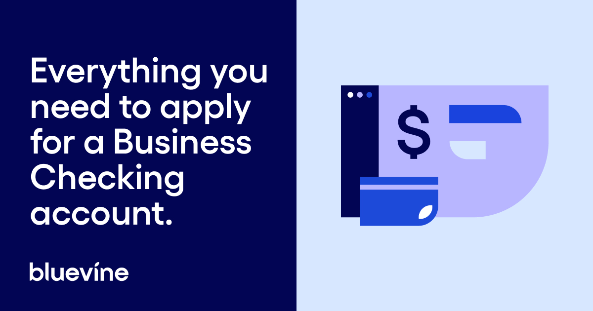 How To Open A Business Checking Account | Bluevine